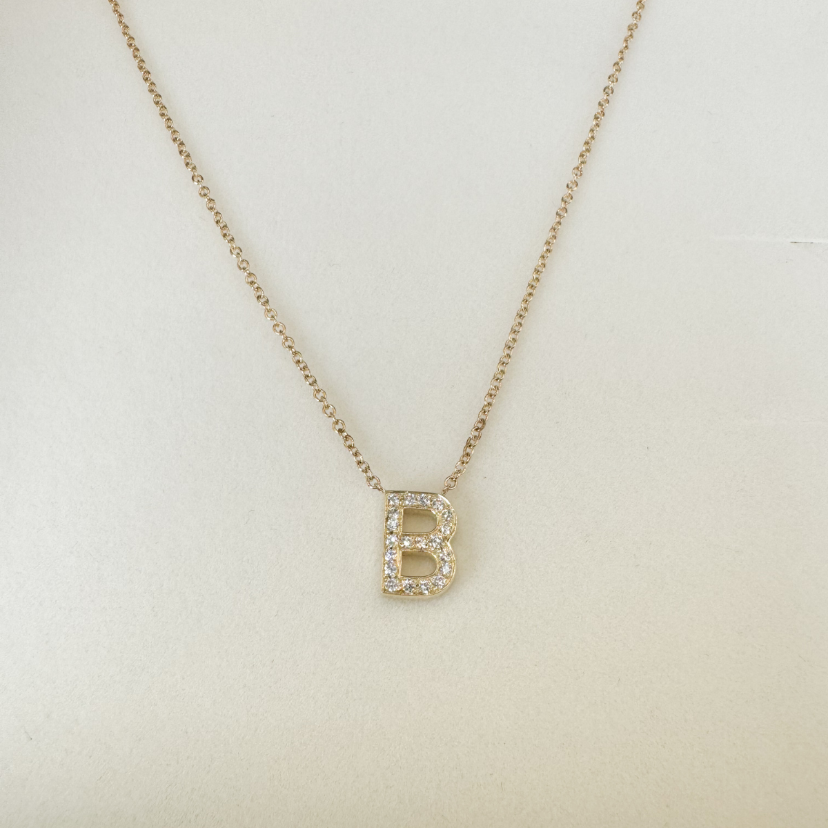 Initial Diamond Necklace