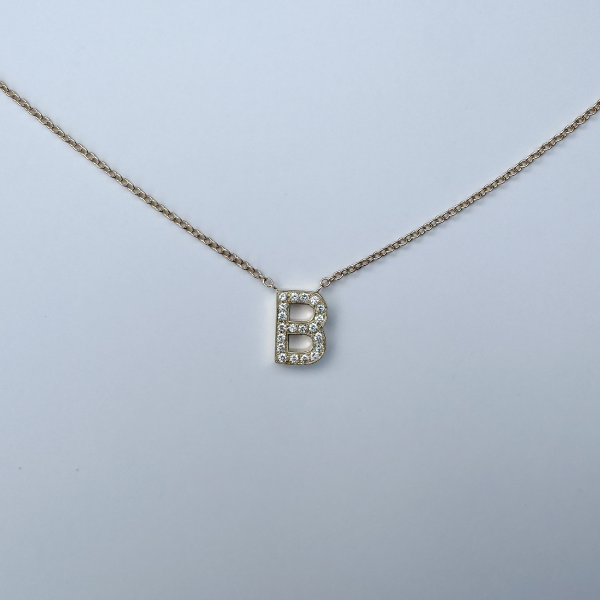 Initial Diamond Necklace