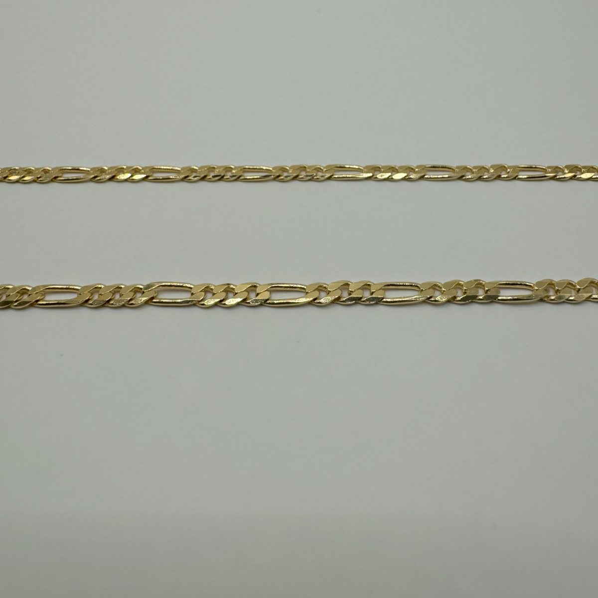 Flat Figaro Gold Chain