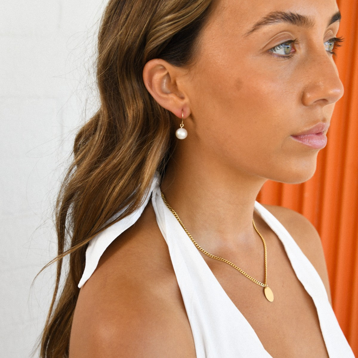 Double Curb Link Necklace