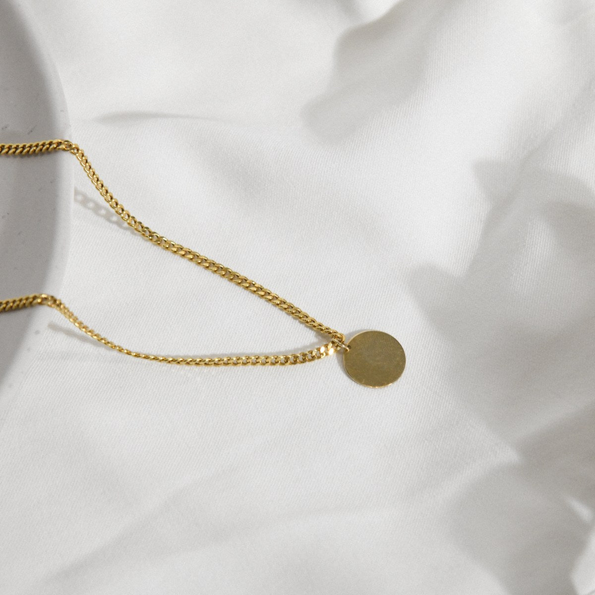 Double Curb Link Necklace