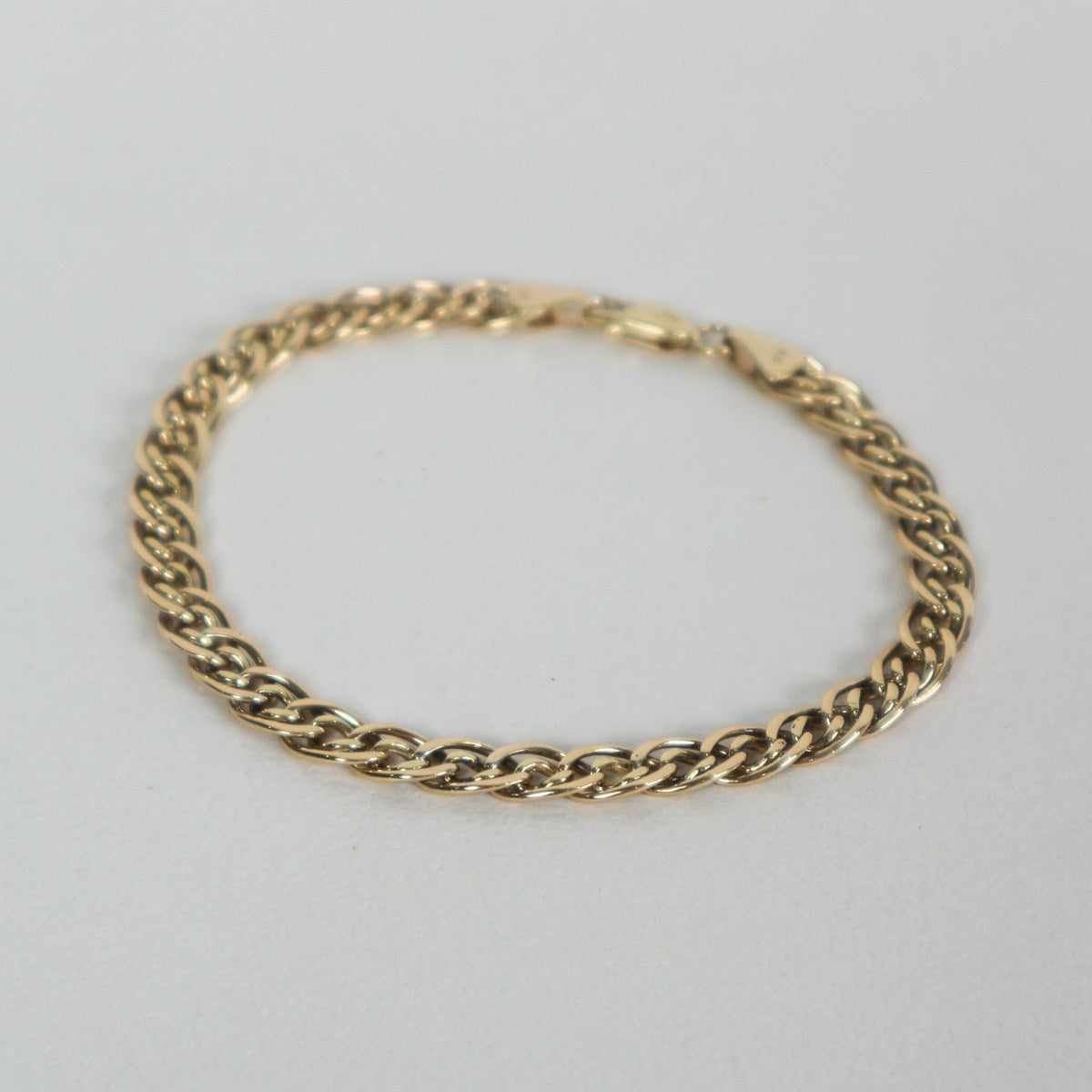 Double Curb Link Bracelet