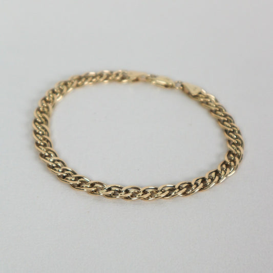 Double Curb Link Bracelet