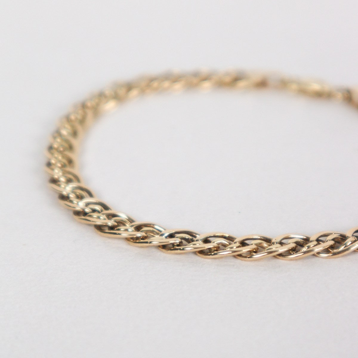 Double Curb Link Bracelet