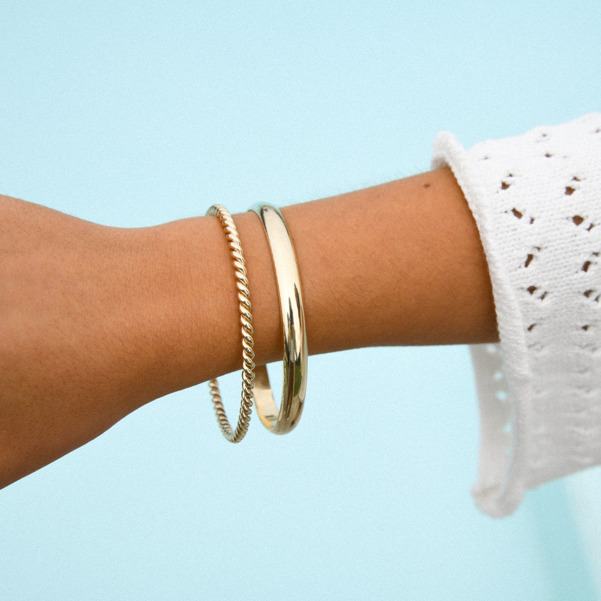 Half Round Bangle