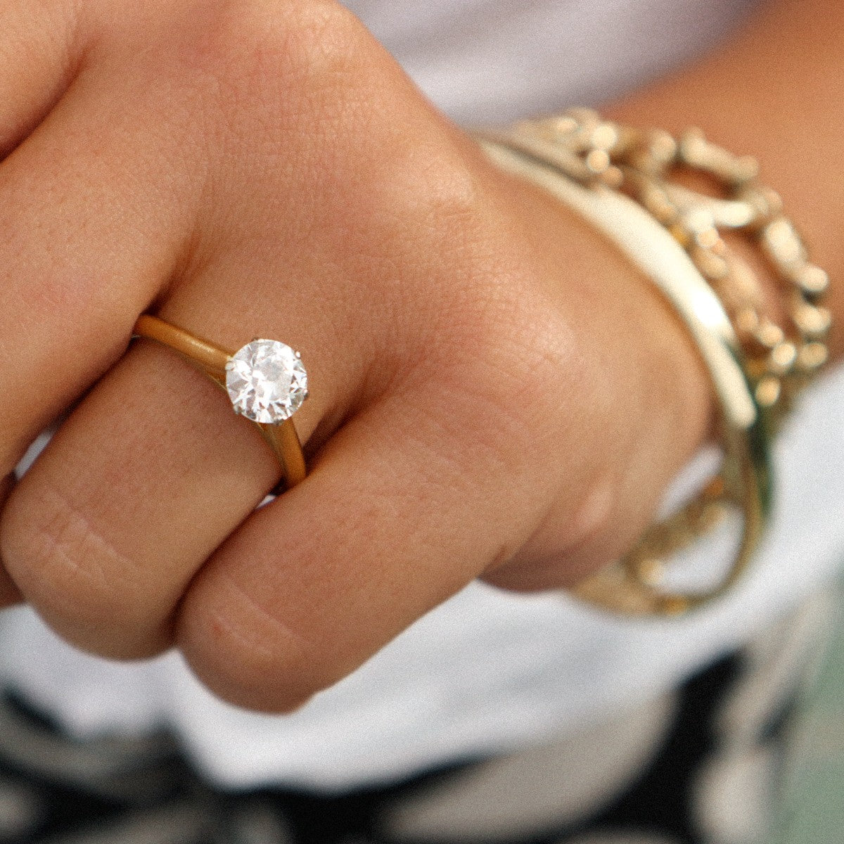 Sharons Solitaire Engagement Ring