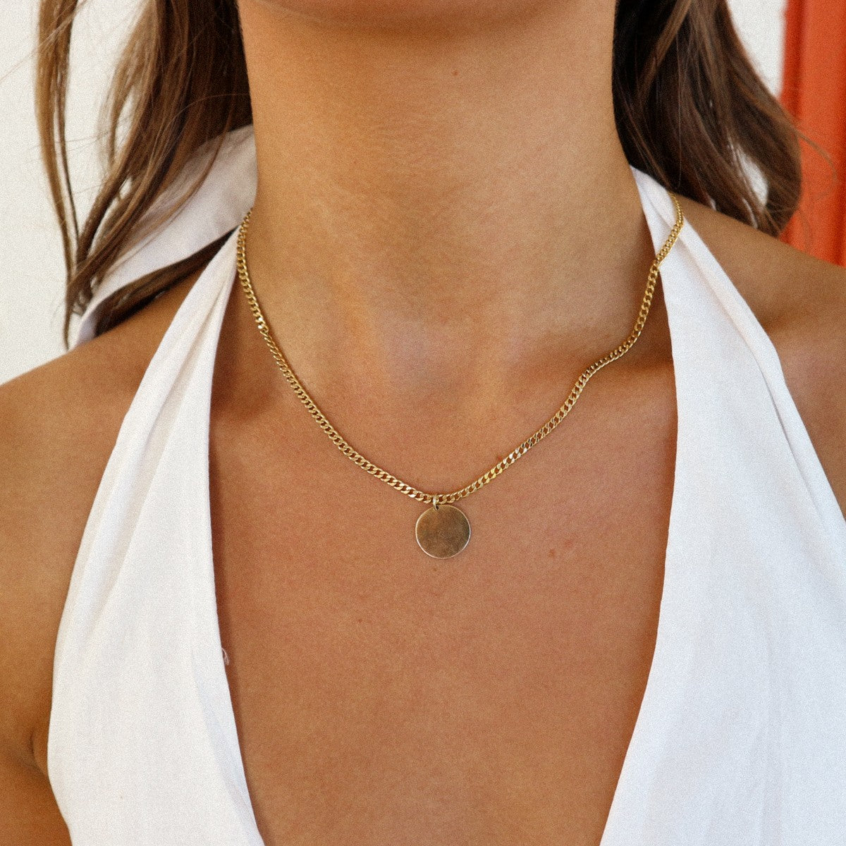 Double Curb Link Necklace