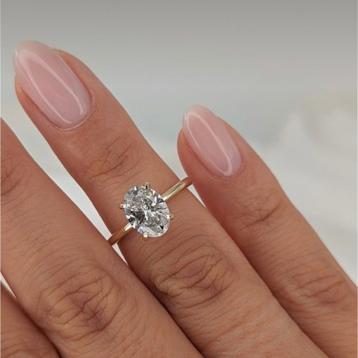 Oval Diamond Ring