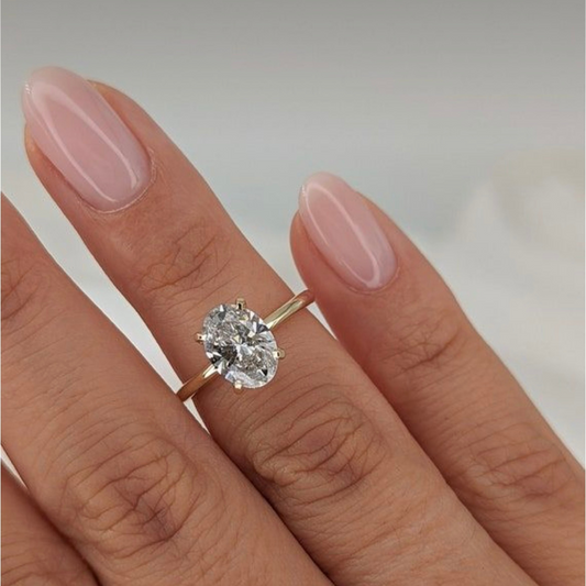 Oval Diamond Ring