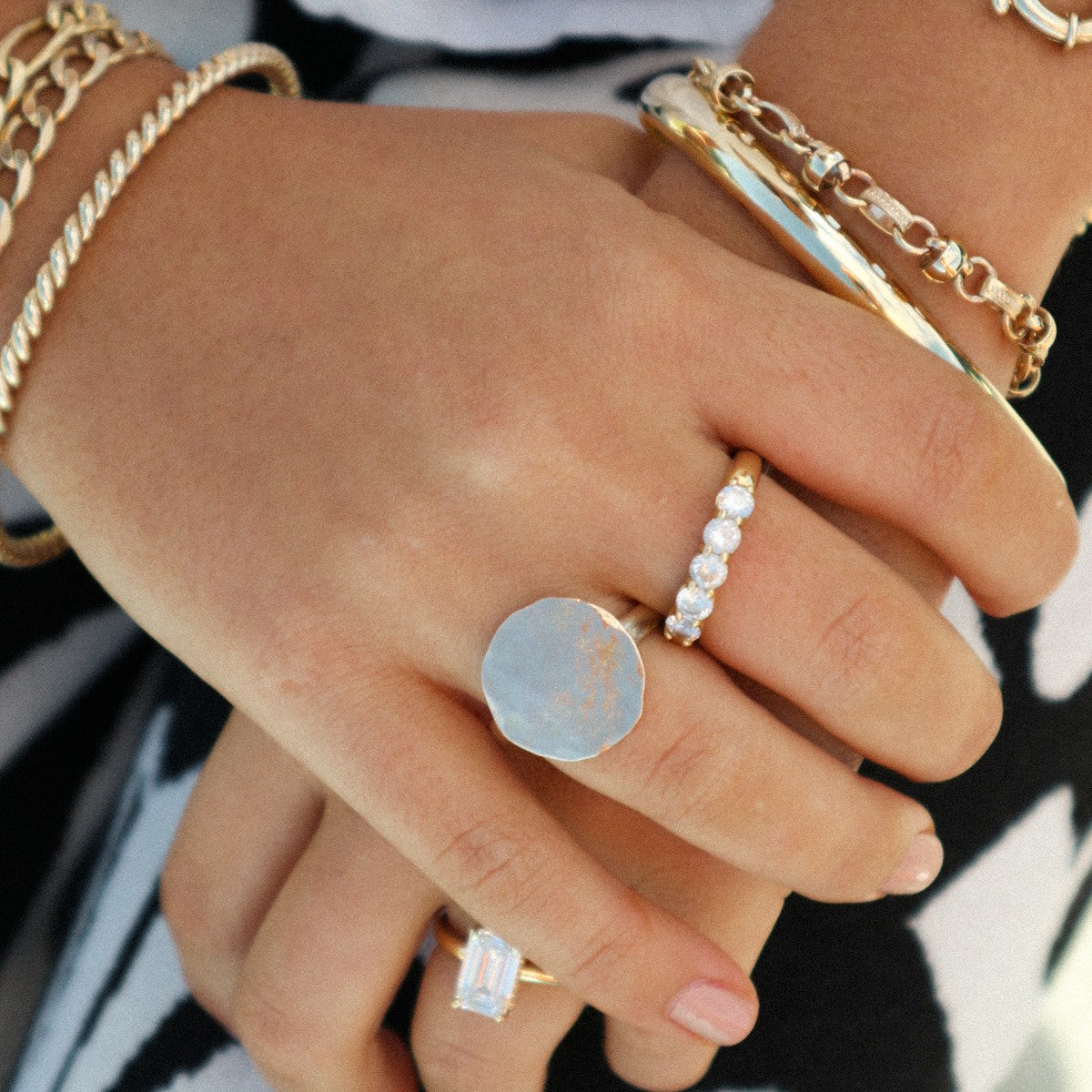 Double Curb Link Bracelet